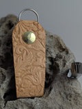 Embossed Belt Loop Key Ring