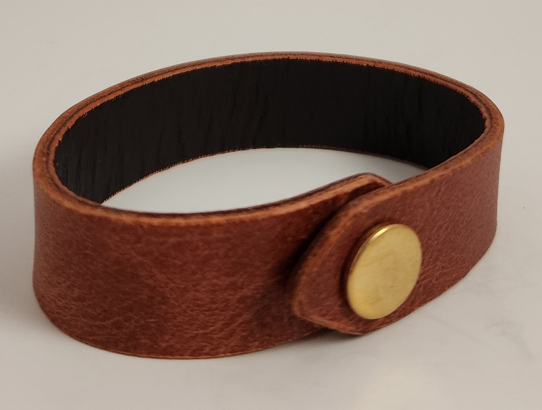 Tortoise Snap Leather Bracelet