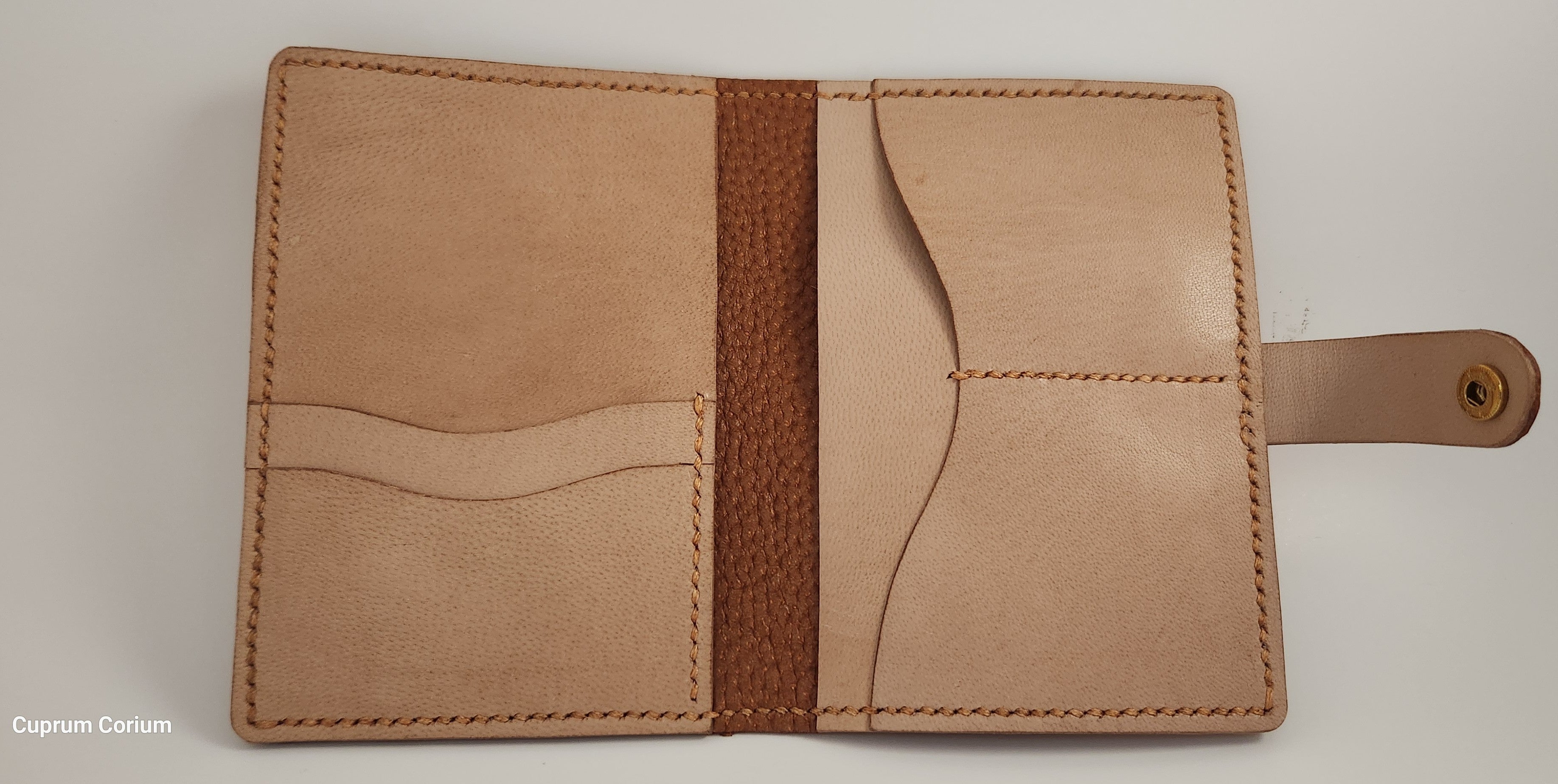 Cayenne Goatskin & Leather Passport Organizer