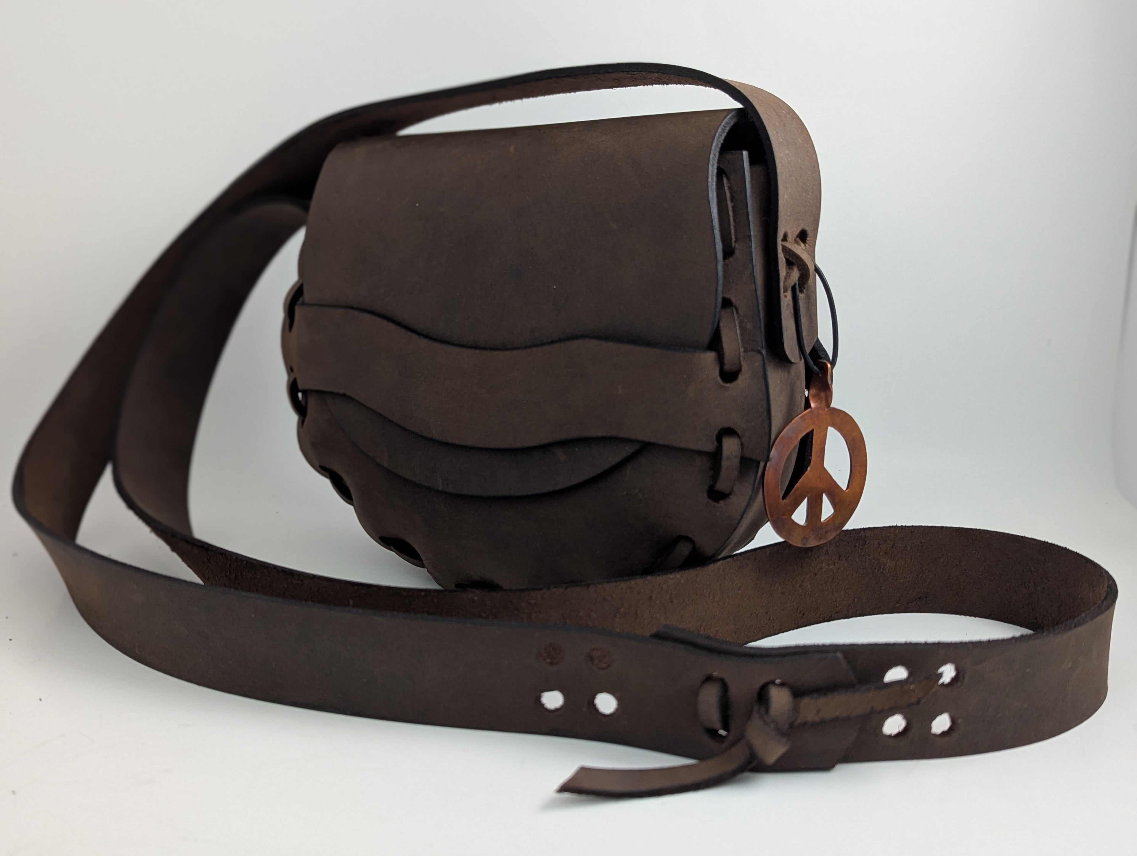 Phenix Hippie Bag w/ Fire-painted Copper Charm