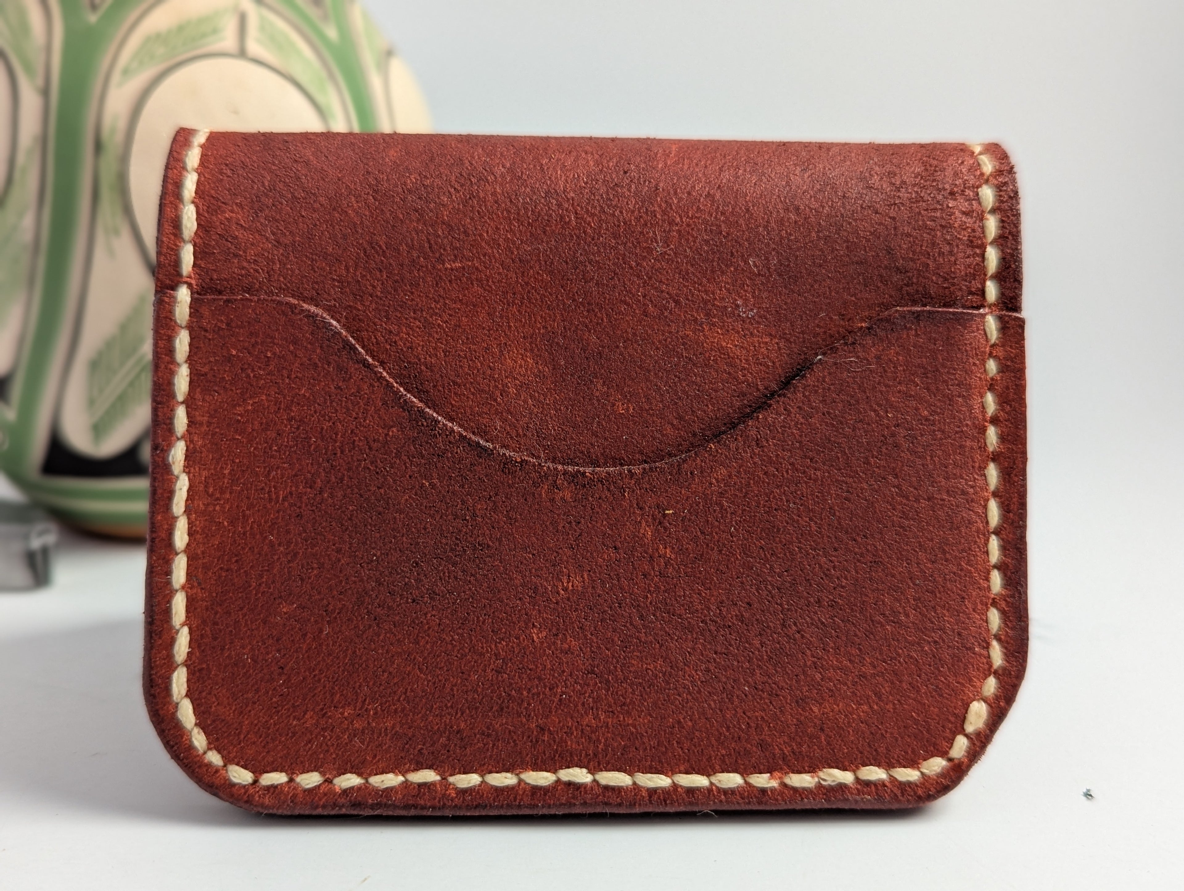 Red Compact Bifold Wallet