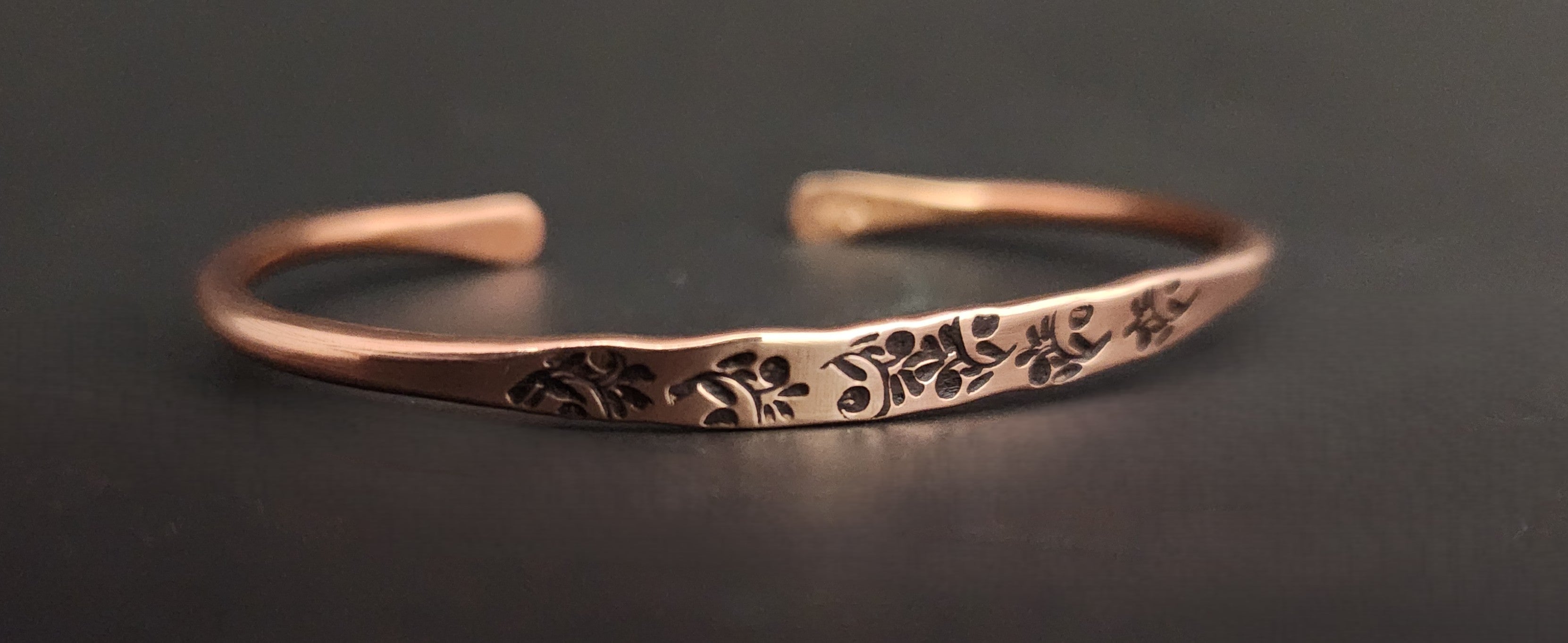 Forged Flora Cuff