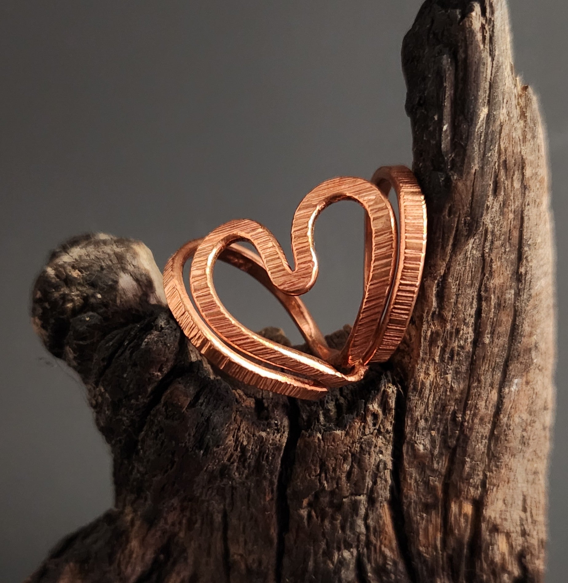 The Layered Heart Statement Ring