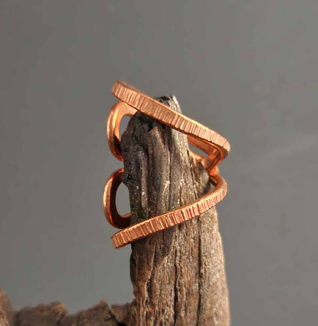 The Layered Heart Statement Ring