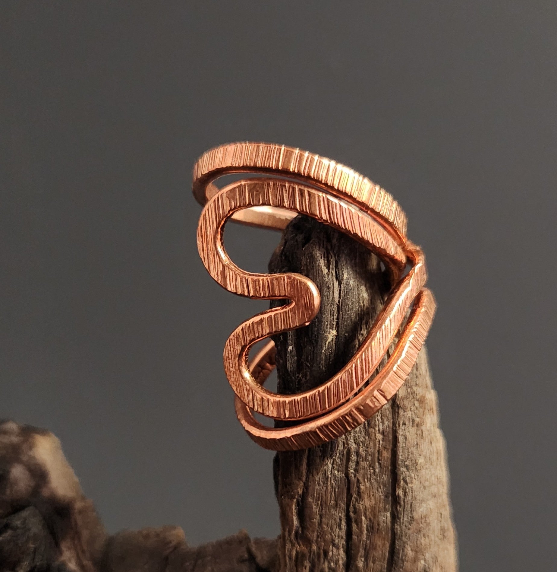 The Layered Heart Statement Ring