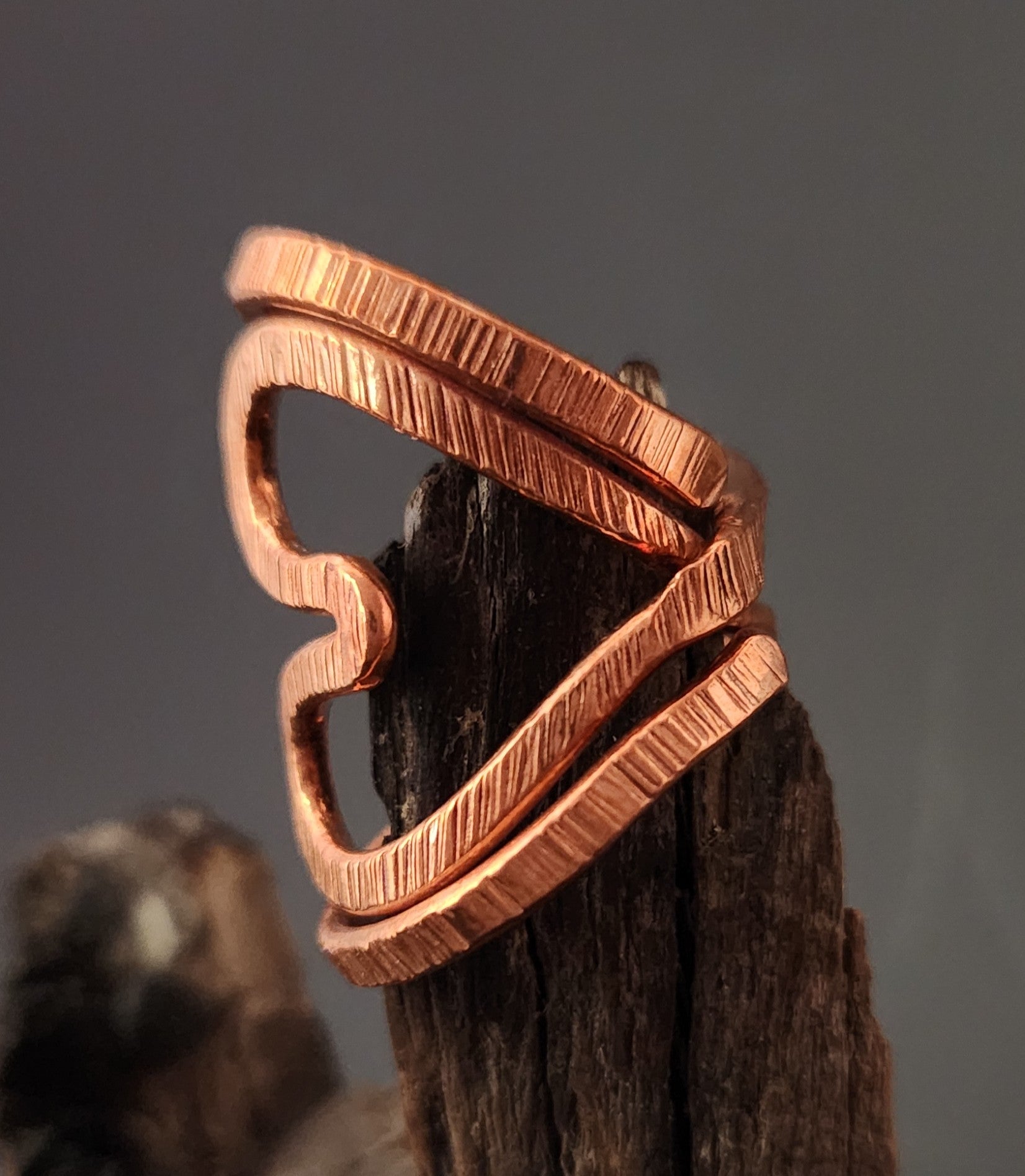 The Layered Heart Statement Ring