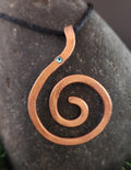 Turquoise Helix Pendant Necklace