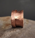 Rustic Minimalist Copper Fidget Spinner Ring